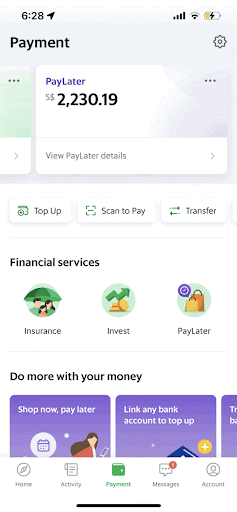 Paylater by grab